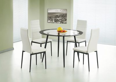 Acodia Dining Set Clear Glass
