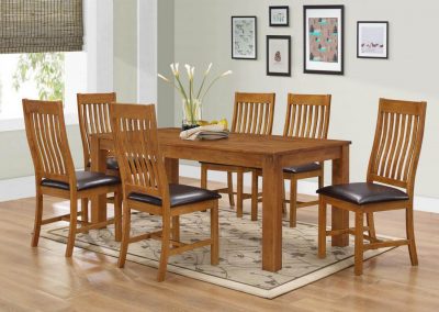 Adderley Dining Set Walnut