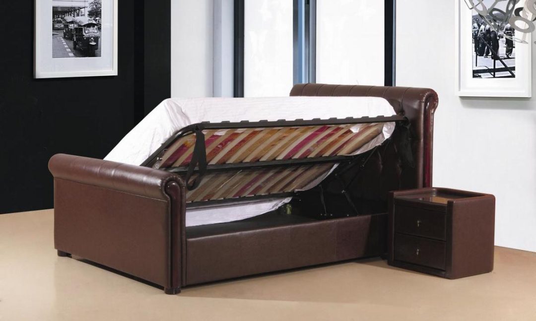 Caxton PU Storage Bed
