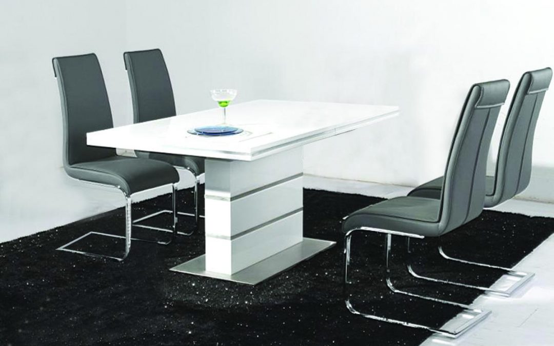 Dolores Dining Set White