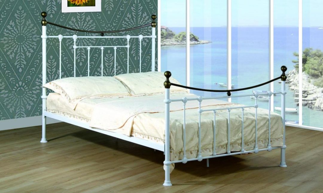 Elizabeth Antique Brass Bed