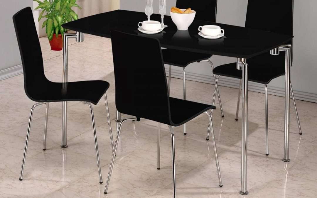 Fiji Dining Set Rectangle High Gloss