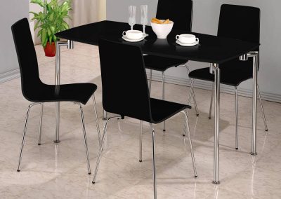 Fiji Dining Set Rectangle High Gloss