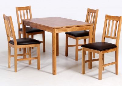 Hyde Dining Set Solid Oak