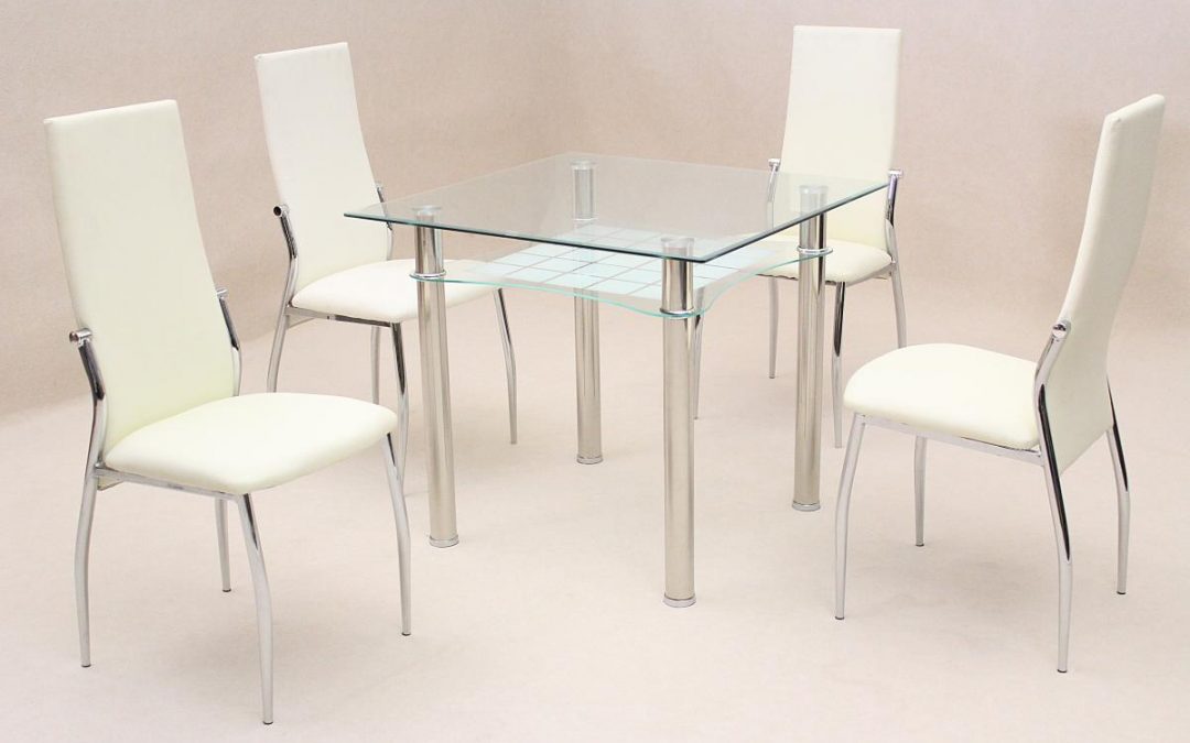 Jazo Dining Set Chrome