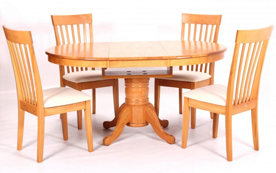 Leicester Dining Set Light Oak