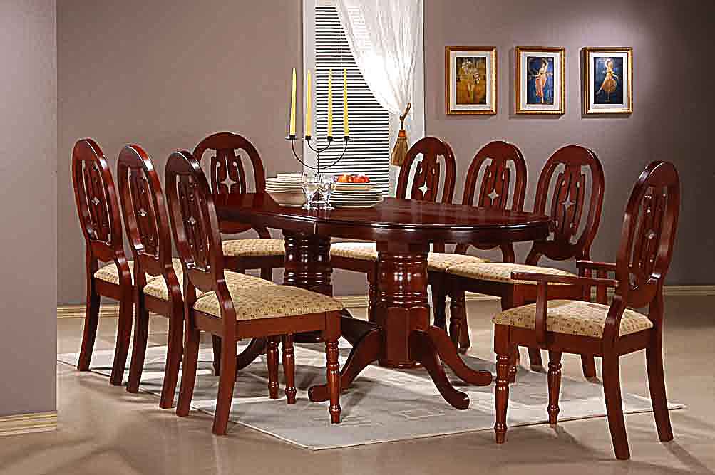 Moscow Dining Set Mahogany