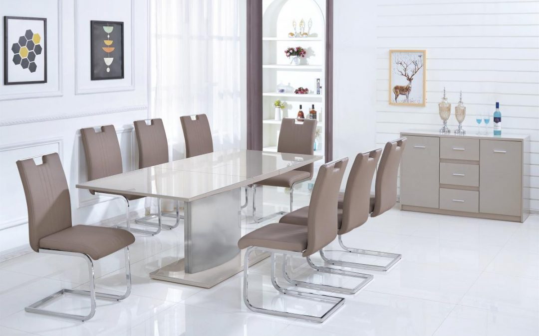 Rembrock Dining Set High Gloss