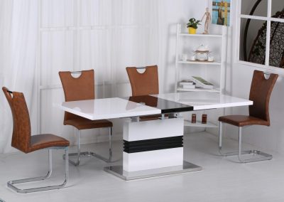 Vienna Dining Set High Gloss