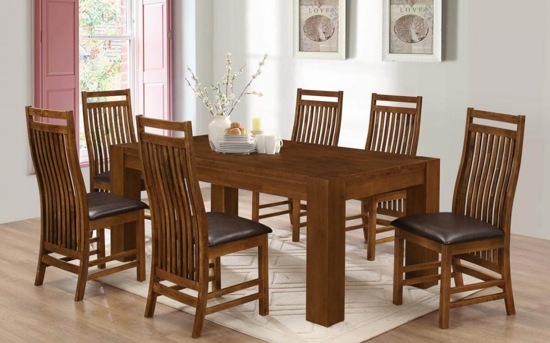 Yaxley Dining Set Rustic Oak